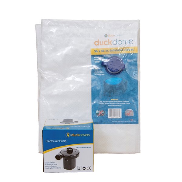 Duck Covers Ultimate Duck Dome Airbag - Polypropylene - 36-in x 48-in - White