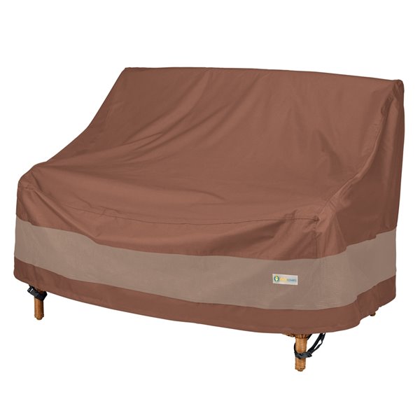 Duck Covers Ultimate Loveseat Cover - Polyester - 34-in - Mocha Cappuccino