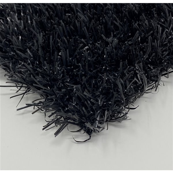 Trylawnturf Diamond+ Artificial Grass - 15-ft x 6.6-ft - Black