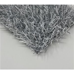 Trylawnturf Diamond+ Artificial Grass - 15-ft x 6.6-ft - Grey