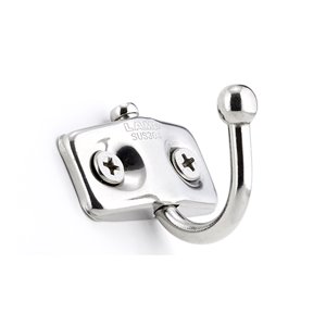 Richelieu Storage/Utility Swivel Hook - 43 mm - Polished Stainless Steel