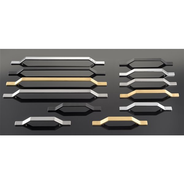 Richelieu Terrace 5 1/16-in (128 mm) Brushed Nickel Contemporary Cabinet Pull