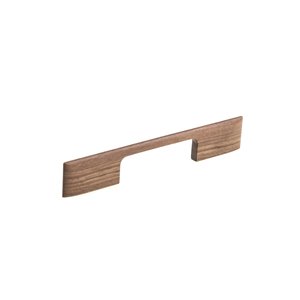 Richelieu 6 5/16-in (160 mm) Center-to-Center Euro Walnut Contemporary Cabinet Pull