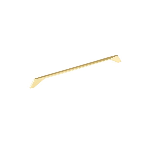 Richelieu Masset 12 5/8-in (320 mm) Brushed Gold Contemporary Cabinet Pull