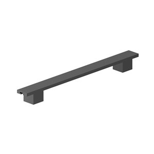 Richelieu 8 13/16-in (224 mm) Center-to-Center Matte Black Cabinet Pull