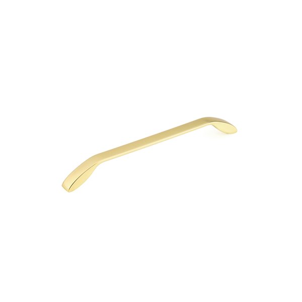 Richelieu Comox 8 13/16-in (224 mm) Brushed Gold Contemporary Cabinet Pull