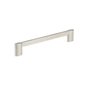 Richelieu Georgetown 7 9/16-in (192 mm) Brushed Nickel Contemporary Metal Pull