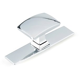 Richelieu Abbeydale 3.54-in Chrome Rectangular Contemporary Cabinet Knob (1-Pack)