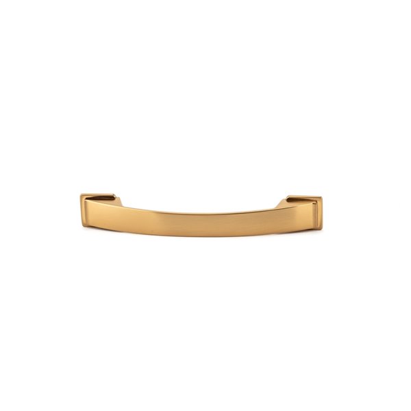 Richelieu 5 1/16-in (128 mm) Center-to-Center Aurum Brushed Gold Contemporary Cabinet Pull