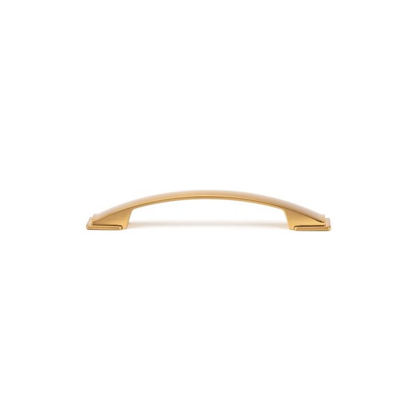 Richelieu 5 1/16-in (128 mm) Center-to-Center Aurum Brushed Gold Contemporary Cabinet Pull