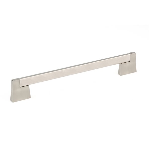 Richelieu Manhattan 10 1/8-in (256 mm) Brushed Nickel Contemporary Metal Pull