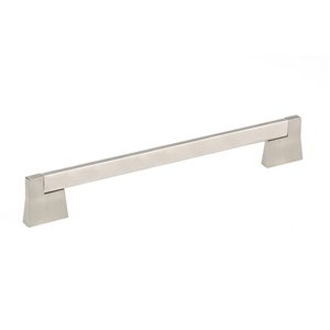 Richelieu Manhattan 10 1/8-in (256 mm) Brushed Nickel Contemporary Metal Pull