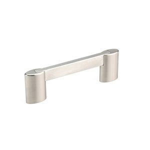 Richelieu Georgetown 3 3/4-in (96 mm) Brushed Nickel Contemporary Metal Pull