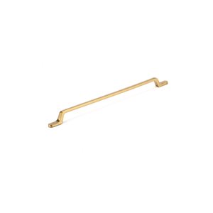 Richelieu 12 5/8-in (320 mm) Center-to-Center Aurum Brushed Gold Modern Cabinet Pull