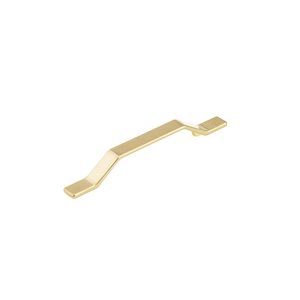 Richelieu Terrace 5 1/16-in (128 mm) Satin Brass Contemporary Cabinet Pull