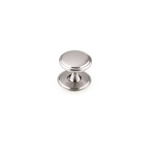 Richelieu Aspen 1.57-in Brushed Nickel Round Transitional Cabinet Knob (1-Pack)