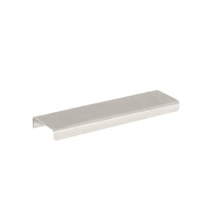 Richelieu 5-in (127 mm) Center-to-Center Brushed Nickel Contemporary Edge Cabinet Pull