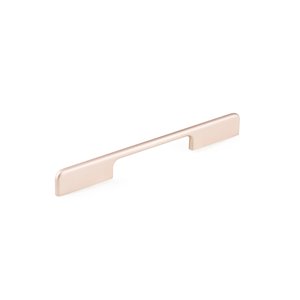 Richelieu 5 1/16-in to 7 9/16-in (128 mm to 192 mm) Matte Beige Gold Contemporary Cabinet Pull