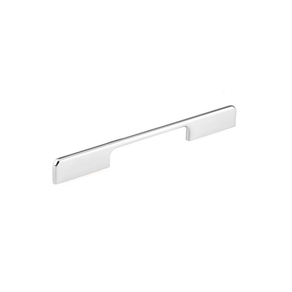 Richelieu 5 1/16-in to 7 9/16-in (128 mm to 192 mm) Chrome Contemporary Cabinet Pull