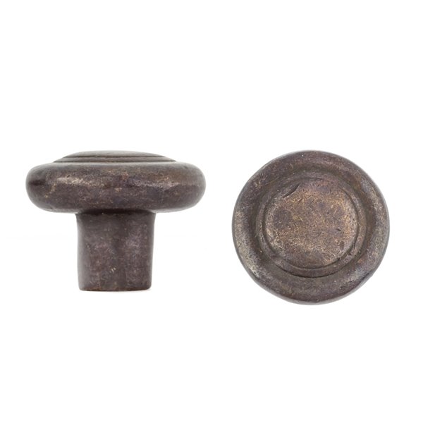 Bouton traditionnel rond Nevola de Richelieu, 1,78 po, bronze cuivré