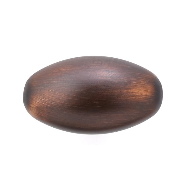 Richelieu Laurier 1.97-in Brushed Oil-Rubbed Bronze Oval Traditional Cabinet Knob (1-Pack)