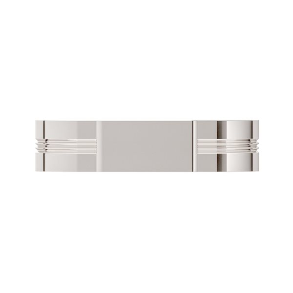 Richelieu Prato 5 1/16-in (128 mm) Polished Nickel Transitional Cabinet Pull