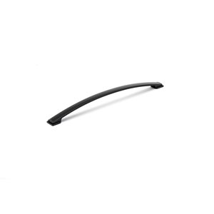 Richelieu 12 5/8-in (320 mm) Center-to-Center Matte Black Chic Cabinet Pull
