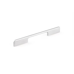 Richelieu 5 1/16-in to 7 9/16-in (128 mm to 192 mm) Matte Chrome Contemporary Cabinet Pull