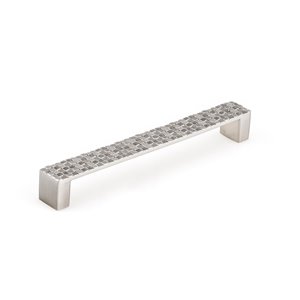 Richelieu Modena 7 9/16-in (192 mm) Brushed Nickel Contemporary Cabinet Pull