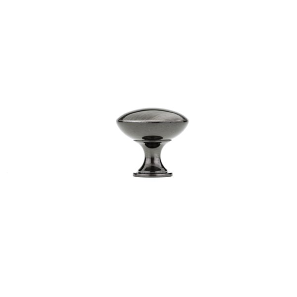 Bouton contemporain champignon Copperfield de Richelieu, 1,57 po, acier inoxydable noir