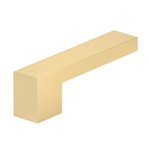 Richelieu 5/8-in (16 mm) Center-to-Center Brushed Gold Contemporary Cabinet Pull