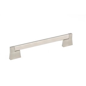 Richelieu Manhattan 7 9/16-in (192 mm) Brushed Nickel Contemporary Metal Pull