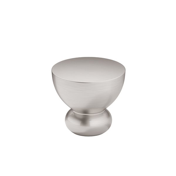 Richelieu 1.02-in Brushed Nickel Round Contemporary Cabinet Knob (1-Pack)