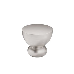 Richelieu 1.02-in Brushed Nickel Round Contemporary Cabinet Knob (1-Pack)