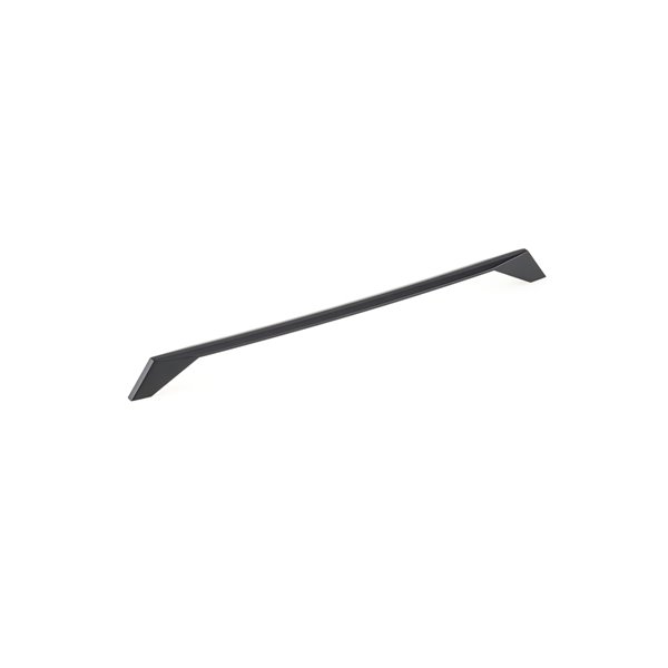 Richelieu Masset 12 5/8-in (320 mm) Matte Black Contemporary Cabinet Pull