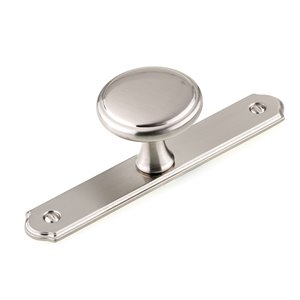 Richelieu Altadore 1.57-in Brushed Nickel Round Transitional Cabinet Knob (1-Pack)