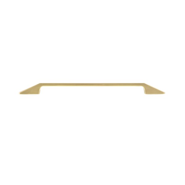 Richelieu 12 5/8-in (320 mm) Center-to-Center Satin Brass Contemporary Cabinet Pull