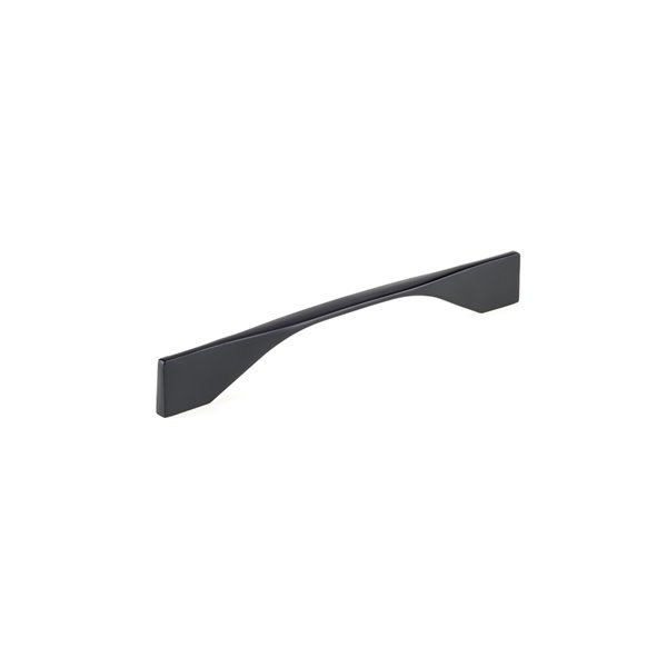 Richelieu Creston 6 5/16-in (160 mm) Matte Black Contemporary Metal Pull