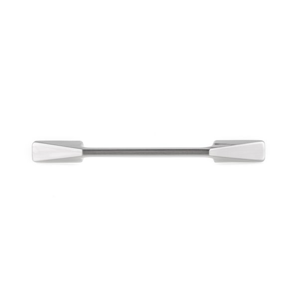 Richelieu 5 1/16-in (128 mm) Center-to-Center Brushed Nickel Modern Cabinet Pull