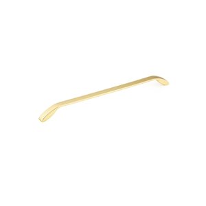 Richelieu Comox 12 5/8-in (320 mm) Brushed Gold Contemporary Cabinet Pull