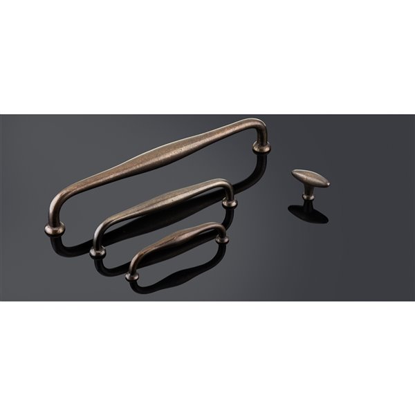 Richelieu 7 9/16-in (192 mm) Center-to-Center Durham Bronze Traditional Cabinet Pull