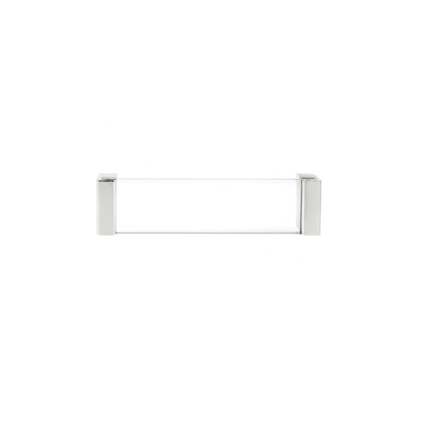 Richelieu Pomezia 5 1/16-in (128 mm) Chrome Contemporary Acrylic Pull