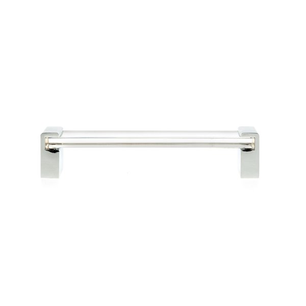 Richelieu Pomezia 5 1/16-in (128 mm) Chrome Contemporary Acrylic Pull