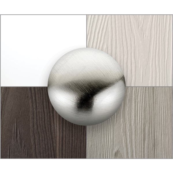 Richelieu 5/8-in (16 mm) Center-to-Center Brushed Nickel Contemporary Cabinet Pull