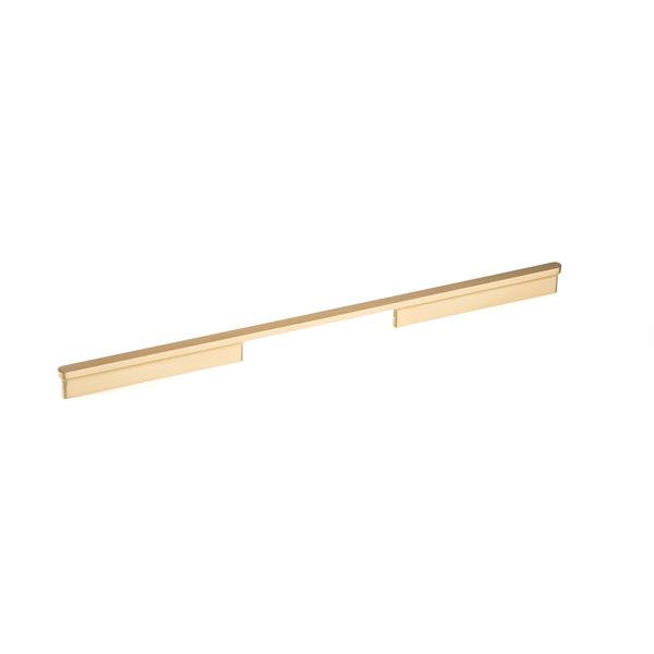 Richelieu 17 5/8-in (448 mm) Center-to-Center Brushed Gold Trendy Cabinet Pull