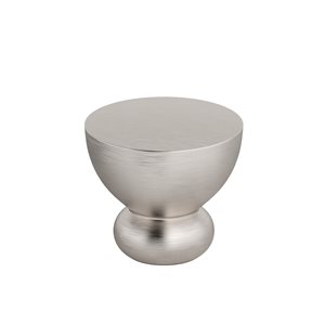 Richelieu 1.26-in Brushed Nickel Round Contemporary Cabinet Knob (1-Pack)