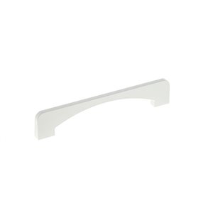 Poignée contemporaine en métal Cosenza de Richelieu, 6 5/16 po (160 mm), blanc
