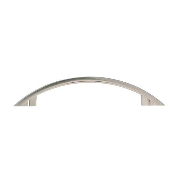 Richelieu Fulton 5 1/16-in (128 mm) Brushed Nickel Contemporary Metal Pull