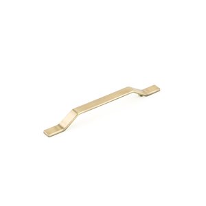 Richelieu Terrace 6 5/16-in (160 mm) Satin Brass Contemporary Cabinet Pull