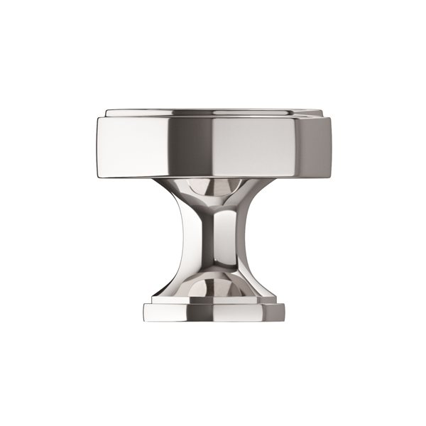 Richelieu Portici 1.57-in Polished Nickel Round Transitional Cabinet Knob (1-Pack)